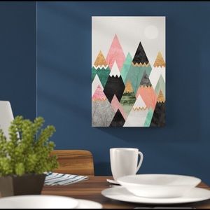 ‘Pretty Mountains’ - Graphic Art Print